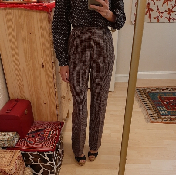 ❌SOLD❌ Vtg Houndstooth Union Made Slacks Pants XS - Picture 11 of 13